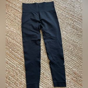 WeWoreWhat Ultra High Rise Ribbed Black Leggings